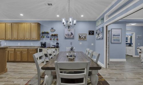 Dining Table Seats 8 With 2 Additional at Kitchen Bar