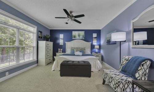 Master Bedroom With King Size Bed