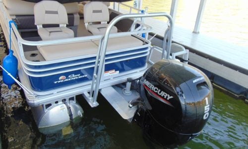 150hp engine and ski tow bar.