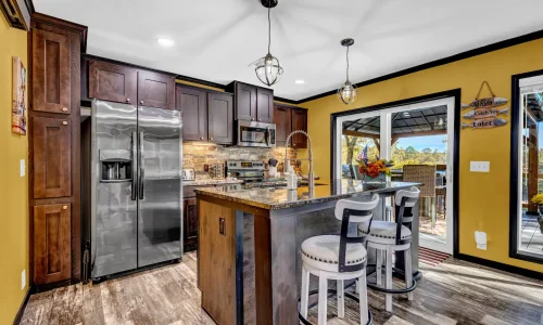 Cheerful Kitchen With 2-3 Seats