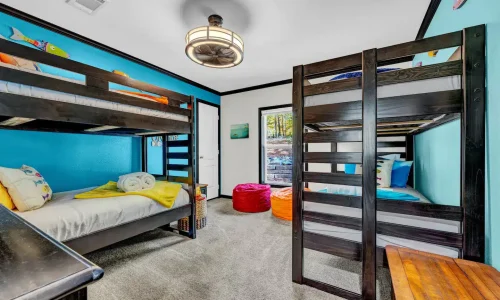Colorful Bunk Room Designed for Kids
